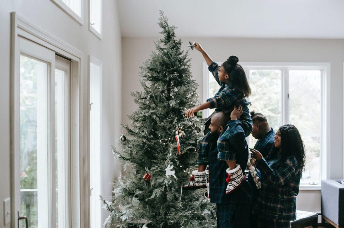 Affordable Christmas Trees and Elegant Crystal Ornaments